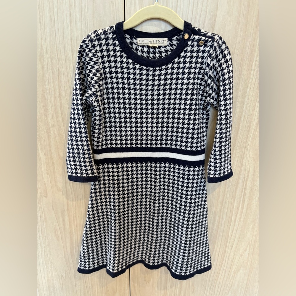 Hope and Henry Girls size 5T navy dress